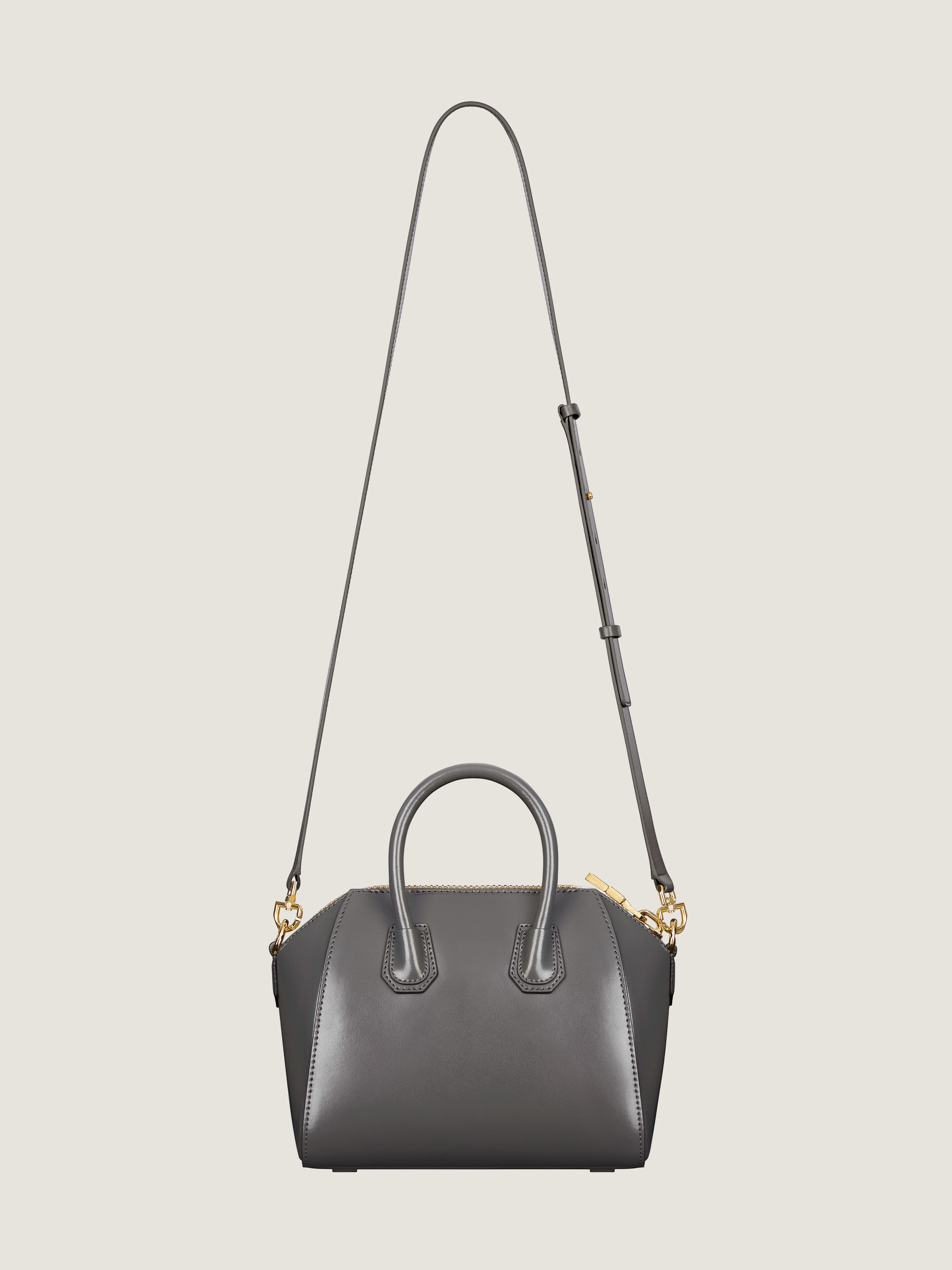 Mini Antigona bag in Box leather